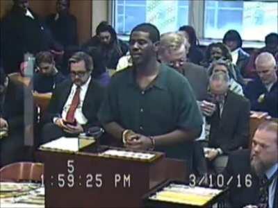 Convicted felon sings Adele-inspired 