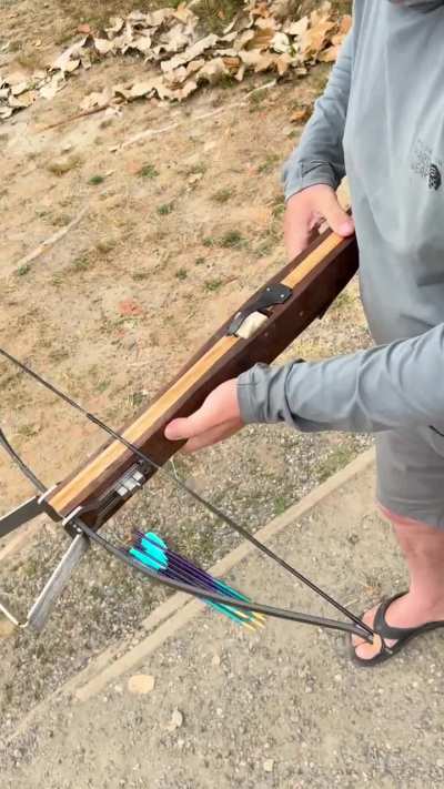 Medieval crossbow my friend made