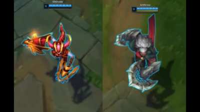 I've made a short clip comparing Ambessa and Shyvanna's walk animations.