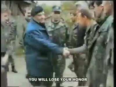 Oj Alija, aljo but every time Serbia commits a war crime it gets faster