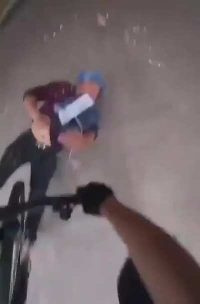 pedestrian's fault he was on his way to drive a car and caused this