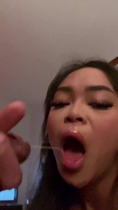 POV: You’re on FaceTime watching your Wife get face fucked by your Bully