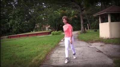 Apparently, “Prancercise” was a thing. Coupled with Silence of the Lambs music and it gets even stranger. 