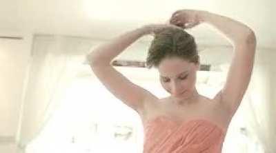 Felicity Jones gets ready to give you a sensual blowjob