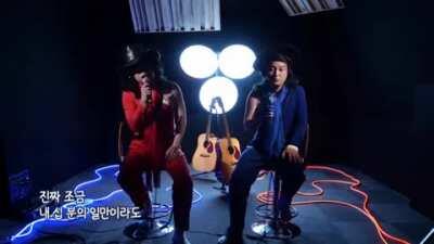 Sechan singing on yjs show. His character here is called yang miri. They are quite popular and a lot of popular singers join their segment on cobig. From hyuna to jessi. Shinee,sunmi,seung gi and many more. They even have their own psychorus show.