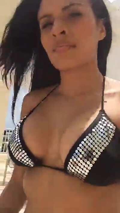 More Zelina Vega bikini fun