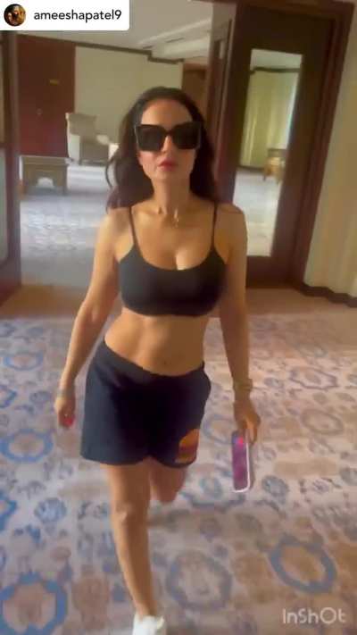 Ameesha generating heat in winter