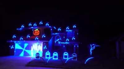 Halloween Light Show “Chop Suey”
