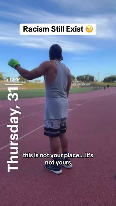 Woman doesn't like man filming his workout