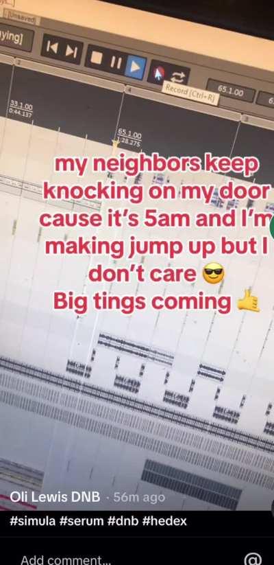 Deluded producer keeps neighbors awake with awful music 