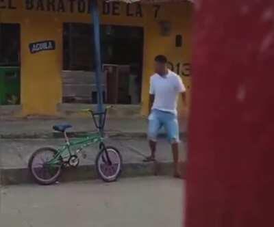 To steal a bike