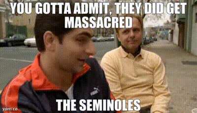 FSU ever since the Orange Bowl