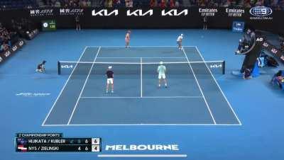 How about that AO23 match point from a couple of wildcard Champion Aussies!