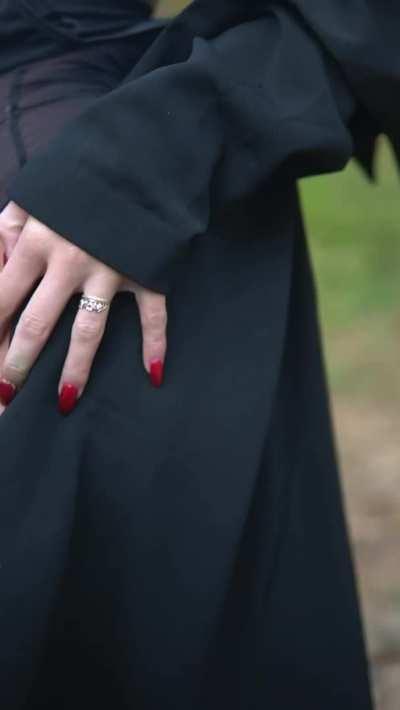 business lady undresses in the woods) I'm sure this video will gain a lot of attention)