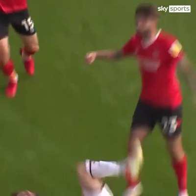 Just taking a free kick