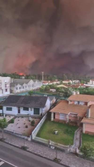 Fire in North Portugal.
