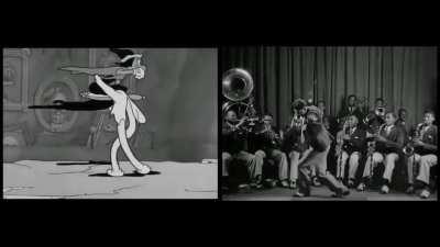 Betty Boop (1933) Cab Calloway rotoscoping comparison