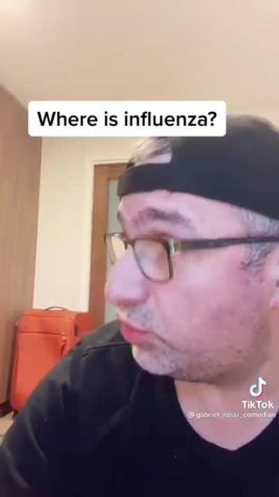 Critical thinker ponders influenza