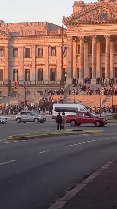 The assumption of the new Uruguayan legislature today.