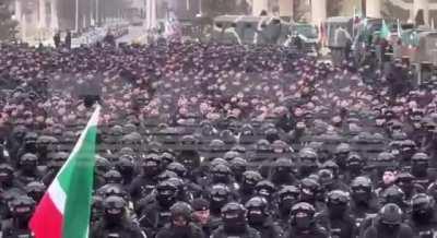 Different angle to huge amount of Chechen troops build up