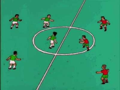 Great pass - Spain vs Morocco