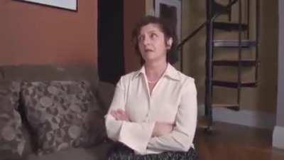 A very lucky lady getting tickled by Tasha.