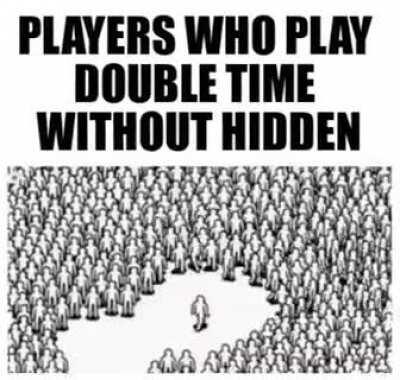 Imagine playing dt only