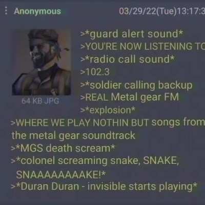 Real metal gear FM