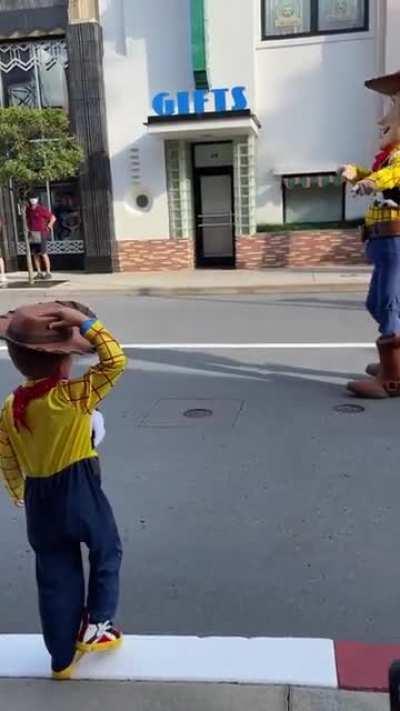 He's going to remember this moment for the rest of his life. How amazing!