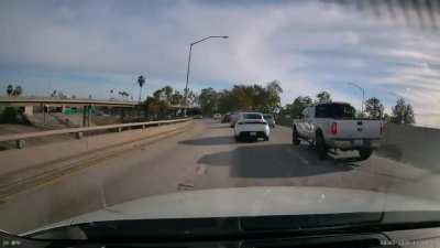[OC] There's nothing like coming to a complete stop on the freeway to take an exit when you could have just stayed right where you were.