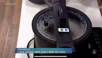 to demonstrate a pressure cooker