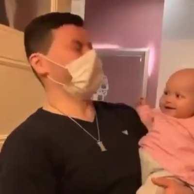 Just checking the fit, Dad