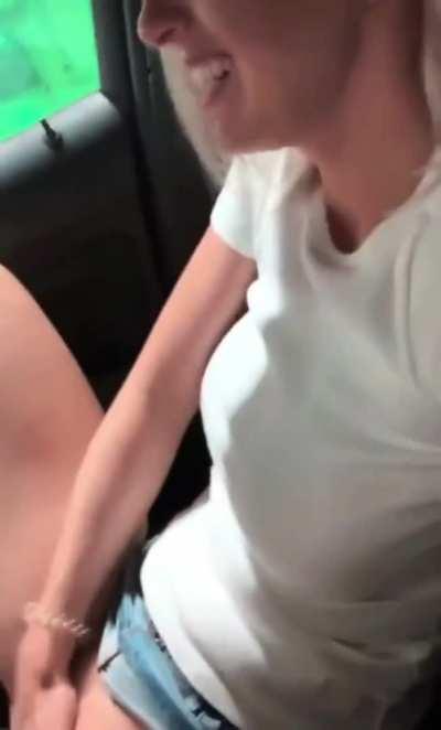 Blonde Caught Fingering Masturbating Public Squirt