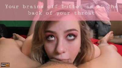 Cock IN, brain OUT. Just how you like it!↓↓