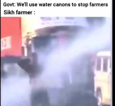 Indian Government trying to stop a peaceful protest.