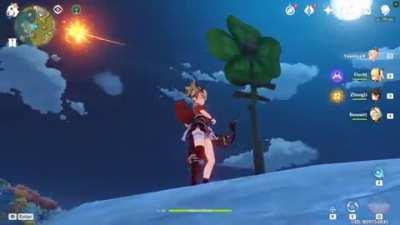 Could finally get this achievement braindead with Yoimiya