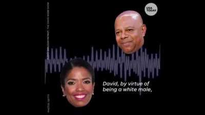 She does not know he's black.