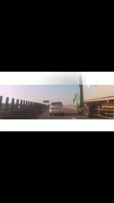 Don't overtake a truck