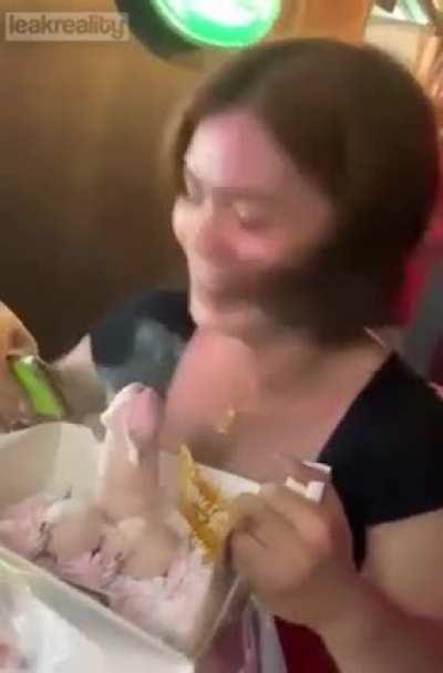 Who knew that deepthroating a cake could be so hot