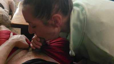 Getting hubby's day started off right!