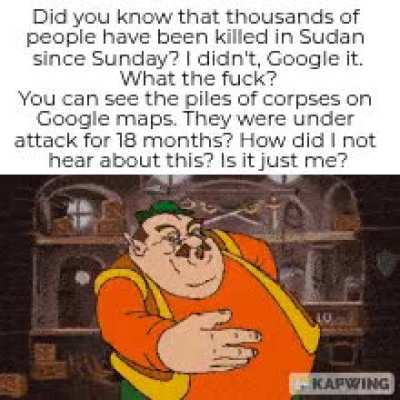 Last sunday* why is genocide so popular???