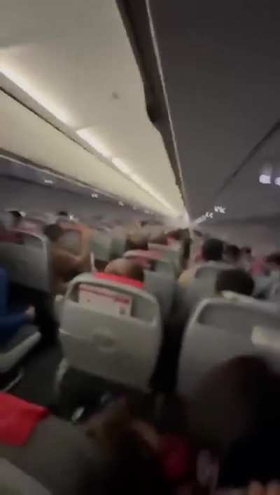 Severe turbulence in a flight from Karachi to Lahore hit by a storm!