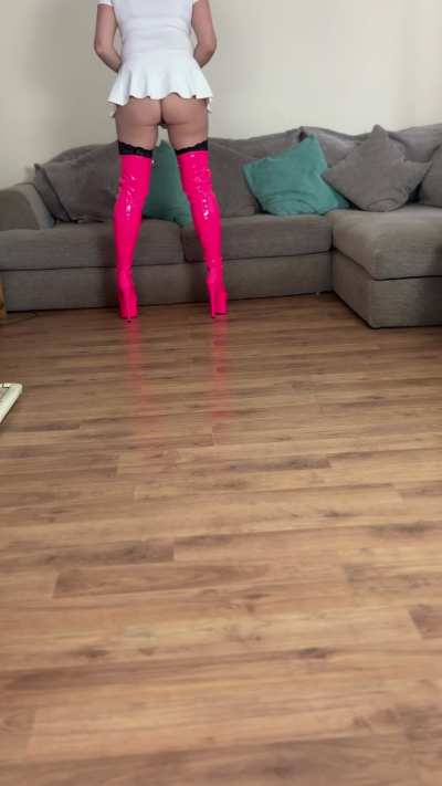 Bend me over and stuff me in these boots