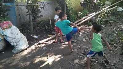 Friendly fight to hurt fight