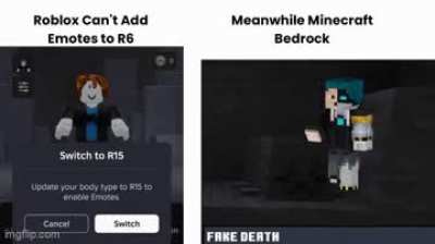 Minecraft Bedrock does One Thing that Roblox won't do