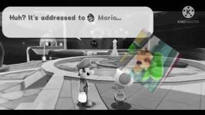Luigi has big sad