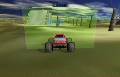 monster truck stunt rally