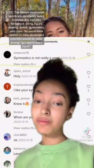 The 1st part was addressing a specific incident where a man asked 