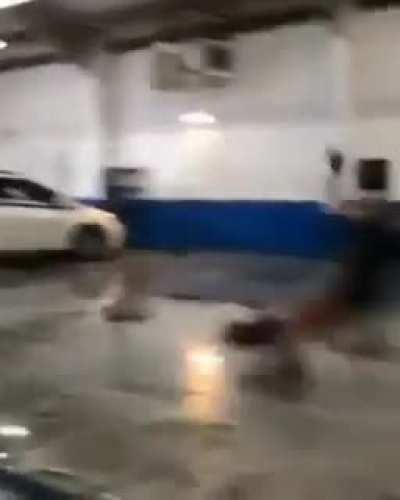 HMFT after i slide on a slippery Floor