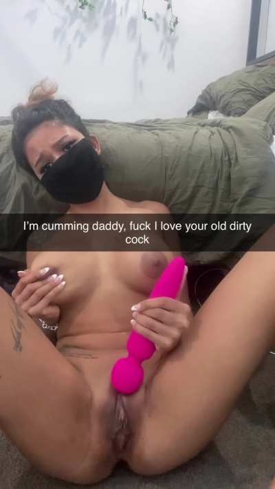 Young slut flirts with sugar daddy